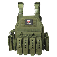 Gilet tactique modulaire à libération rapide pour l'extérieur, système Molle, respirant, pour hommes, gilet d'entraînement, ajustable pour adultes, gilet d'airsoft