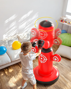 Kantong tinju berdiri bebas anak-anak, kantong tinju bisa diputar 360 ° dengan sarung tangan - Product Image 3