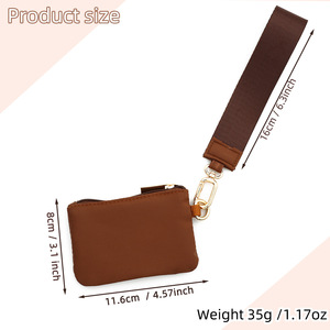 Nouvel Étui à Clés en Tissu 2026 Transfrontalier, Étanche, Portable, Élégant, avec Dragonne, Porte-Monnaie et Mini Porte-Cartes Fonctionnel - Product Image 5