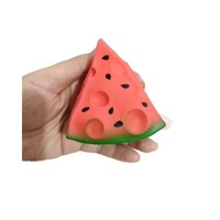 Jouet à presser en forme de tranche de pastèque, moelleux et sensoriel, anti-stress à remontée lente, vente en gros, cadeau pour enfants, en vrac