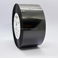 110mmx450m Pita Resin Wax Thermal Transfer Hitam Kompatibel dengan Printer Label Zebra