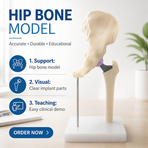 Modelo Desmontable de Implante de Reemplazo <span class=keywords><strong>Total</strong></span> de Cadera, Modelo de Anatomía de Articulación de Cadera Artificial para la Enseñanza de Ciencias Ortopédicas - Product Image 5