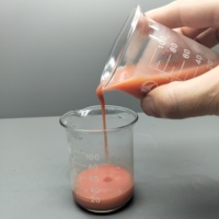 Hoge kwaliteit vatprijzen, gebottelde vaten en geperste guavevruchtensap puree roze