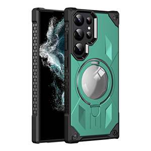 เคสพิเศษสำหรับ Samsung S23เคสโทรศัพท์กันกระแทกเข้ามุมพร้อมตัวยึดวงกลมแม่เหล็กและกระจกมองข้าง - Product Image 5