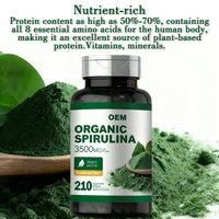 Comprimés de spiruline verte en vrac OEM suppléments vente en gros de comprimés de poudre de chlorella pour adultes pas pour les femmes enceintes