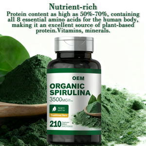 Comprimés de spiruline verte en vrac OEM suppléments vente en gros de comprimés de poudre de <span class=keywords><strong>chlorella</strong></span> pour adultes pas pour les femmes enceintes - Product Image 3
