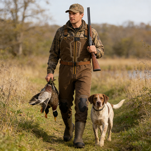 Vadeadores de Pesca Transpirables para Hombre, 4/6 Capas, Ligeros, Impermeables, con Camuflaje, Vadeador de Pecho con Bota para Caza de Patos - Product Image 1