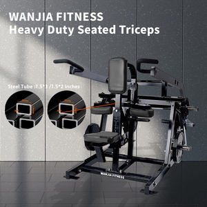 <span class=keywords><strong>Machine</strong></span> de musculation commerciale robuste et réglable pour <span class=keywords><strong>triceps</strong></span> et extensions de bras assises, avec système de charge à disques, pour l'entraînement de force, à vendre - Product Image 3