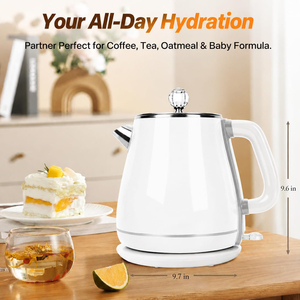 High Quality US Plug 1.8L Double Wall 304 Stainless Steel Cordless Electric <b>Kettle</b> <b>Temperature</b> <b>Control</b> Automatic Shut-off Home - Product Image 3