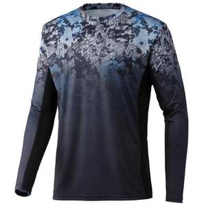 Ropa deportiva de microfibra de poliéster 100% de alta calidad, camisas de pesca UPF 50 a prueba de viento, transpirable, cómodo, estampado de talla grande rápido - Product Image 2