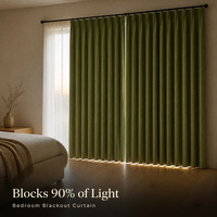 Rideaux occultants jacquard personnalisés, épais et plissés, pour chambre à coucher et salon