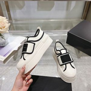 Zapatillas Casuales para Mujer CC Bestseller, Zapatillas de Primavera con Cordones de Cuero y Parte Superior de Lona, Zapatos Cómodos para Caminar en Invierno - Product Image 2