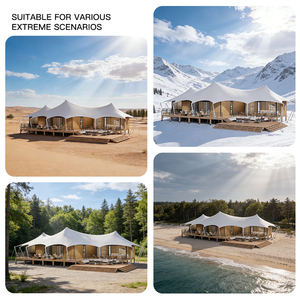 Large Project Spacious Vacation Hotel <strong>Luxurious</strong> And Comfortable Houses Hotel Restaurant Lodge <strong>Tent</strong> For Resort Rain Forest - Product Image 5