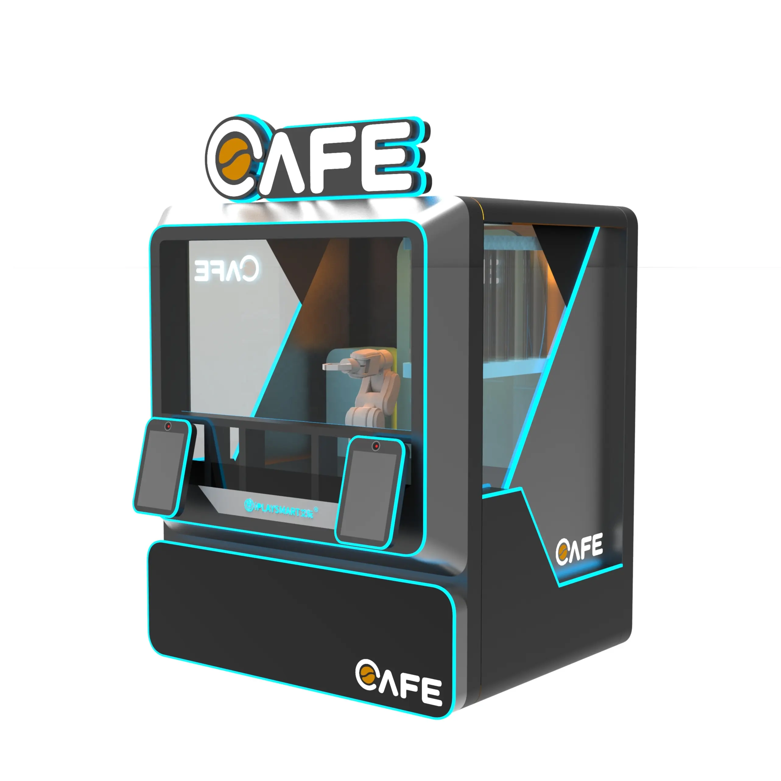 Robot Arm Vending Coffee Machine Snack And Saeco Coffee Vending Machines For Coffee Hot Freshly Ground Automated Commercial