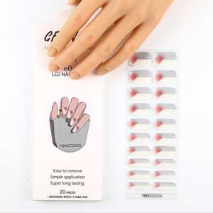 Nuevas pegatinas <span class=keywords><strong>de</strong></span> <span class=keywords><strong>uñas</strong></span> <span class=keywords><strong>de</strong></span> gel semicuradas, muy vendidas, requieren lámpara UV, pegatinas <span class=keywords><strong>de</strong></span> <span class=keywords><strong>uñas</strong></span> <span class=keywords><strong>semipermanentes</strong></span> <span class=keywords><strong>de</strong></span> alta calidad. - Product Image 2