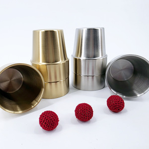 G1246 Acier inoxydable Les Trois Immortels reviennent dans leur grotte, Argent - Fabricant d'accessoires de magie, Jouets de magie de close-up professionnels - Product Image 2