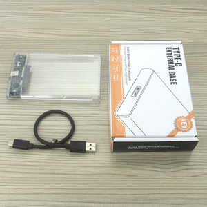 2.5inch HDD SSD trường hợp <span class=keywords><strong>USB</strong></span> 3.1 Loại C trong suốt HDD bao vây, bên ngoài Ổ đĩa cứng trường hợp cho máy tính xách tay Sata hộp SSD hộp cứng - Product Image 6