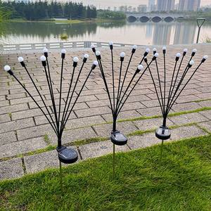 Solar-Glühwürmchen-Gartenleuchten Farbwechselnde Sternenstaub-Schwinglichter Hofweg-Dekoration IP65 Außen-Glühwürmchen-Leuchten - Product Image 4