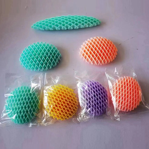 2025 New Design Plastic Squeeze Toys 3D Printed Stress Relieving Elastic Mesh Decompression Toy for Boys Girls Funny Educational - Product Image 4