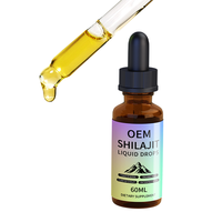 Complément Liquide Pur de l'Himalaya OEM/ODM : Gouttes de Shilajit avec 85 Oligo-éléments