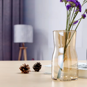 Vaso da Tavolo in Vetro Nordic Aurora, Design Moderno per Casa e Matrimoni, Decorazione Colorata 100% Fatta a Mano, Rivestito, Shanxi, Vendita all'Ingrosso - Product Image 3