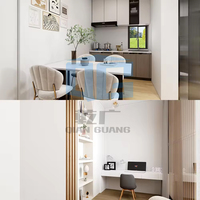 Maison préfabriquée en conteneur duplex à deux étages en acier extensible de 20 pieds