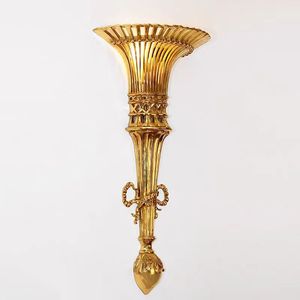 Lampada <span class=keywords><strong>da</strong></span> <span class=keywords><strong>Parete</strong></span> Stellight in Stile Europeo Moderno, Design in Ottone Intrecciato, LED Dorato, Bronzo Francese, per Villa, Corridoio, Ingresso, Casa, Ufficio - Product Image 2