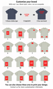 Camisetas de algodón <span class=keywords><strong>Pol</strong></span> French Terry para hombre, camiseta de gran tamaño, diseño bordado de EE. UU., camiseta de manga corta con cuello redondo - Product Image 6
