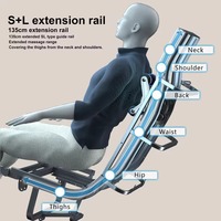 Sillón de Masaje L25max de 135 cm con Riel SL, Airbag de Cuerpo Completo, Gravedad Cero, Calefacción, Control por Voz con IA, Manipulador Inteligente 4D y Música
