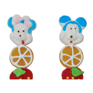 Nuovi Bastoncini di Caramelle per Bambini, Divertenti Lecca-Lecca a Forma di Topolino, Marshmallow e Gommose con Disegni Fatti a Mano, Caramelle BBQ - Product Image 5