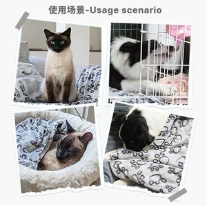 All Season Portable Dog <b>Blanket</b> with Smooth Flannel Surface and <b>Warm</b> Fleece Lining for Comfort - Product Image 2