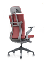 Fauteuil de bureau ergonomique pivotant en cuir PU, avec dossier en TPEE/NYLON et fonction massage, idéal pour la maison et le gaming – Vente chaude OEM Foshan