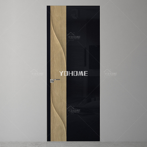 <span class=keywords><strong>Puertas</strong></span> Interiores Europeas de <span class=keywords><strong>Formica</strong></span> MDF, Puerta Interior de Madera Maciza de 8 Pies con Núcleo Sólido, Diseño Moderno para Dormitorios - Product Image 3