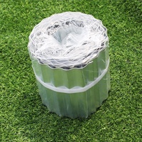 Borde de jardín de metal corrugado rústico Borde de césped ajustable flexible Borde de valla de acero galvanizado para exteriores Borde DE PAISAJE