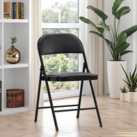 Chaises de bureau ergonomiques modernes pliables en métal PU confortables et pratiques pour une utilisation en conférence dans les bureaux et les espaces d'étude