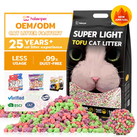 HAISEN Vrac Bon marché Litière de tofu pour chat Sable pour chat