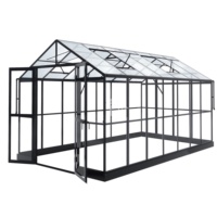 Serre de jardin en polycarbonate et aluminium de 6 mm, résistante aux UV, pour la vente