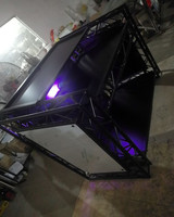 Support DJ pliable et portable en aluminium, table de DJ, utilisable pour les spectacles et les soirées dansantes