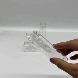 Flacons transparents de 5 ml, 8 ml, 10 ml, 15 ml, 20 ml, 30 ml avec bouchons en liège, mini-bouteilles en verre flottant avec bouchon en caoutchouc pour injection de dose - Product Image 5