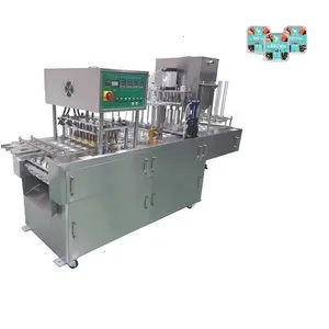 Tofu tray automatic filling and sealing machine