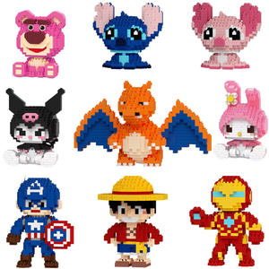 Nuevo Juego <span class=keywords><strong>de</strong></span> Bloques <span class=keywords><strong>de</strong></span> Construcción Educativos, Juguete <span class=keywords><strong>de</strong></span> Bricolaje, Mini Figuras <span class=keywords><strong>de</strong></span> Anime, Modelos <span class=keywords><strong>de</strong></span> Juguetes <span class=keywords><strong>de</strong></span> Plástico ABS y PC para Armar, para Niños - Product Image 1