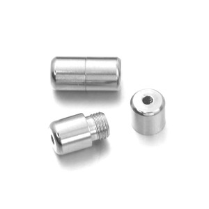 5pc/bag <strong>Clasps</strong> Beads Connect Screw <strong>Clasps</strong> Stainless Steel <strong>Barrel</strong> Screw <strong>Clasps</strong> Screw Connector Necklace Jewelry Making Suppliers - Product Image 2