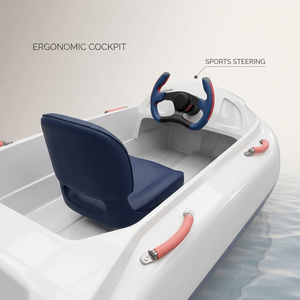 Mini <span class=keywords><strong>Jet</strong></span>-boat Compact Blanc Agile pour Une Personne, Bateau Électrique, Petit Bateau à Moteur, Propulsé, Type Go-Kart Nautique, Véhicule Nautique de <span class=keywords><strong>Ski</strong></span> - Product Image 3
