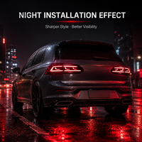 Nouvel ensemble de feux arrière à LED rouges BK pour Golf 7 et B8 2013-2020, clignotants séquentiels, Plug & Play