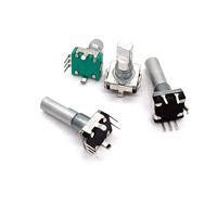 Potentiomètre rotatif à 360 degrés pour mesure de Code, bouton-poussoir EC11, 5 broches, longueur de poignée 20mm