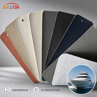 Tissu vinyle marin en PVC de 54 pouces de large pour sièges de bateaux et de yachts, résistant aux UV 1000H+, imperméable, matériau de rembourrage de qualité marine