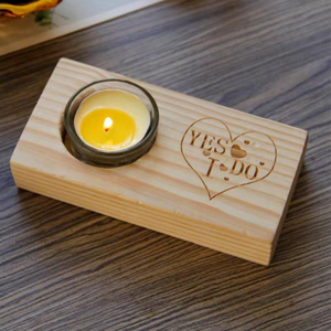 Tùy Chỉnh Máy Tính Để Bàn Trang Trí Gỗ Người Giữ Ngọn Nến Với Khắc Kỹ Thuật Cho Sử Dụng Nhà & Đèn Lồng/Nến Lọ - Product Image 6