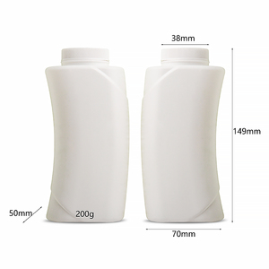 Tùy Chỉnh Màu Trắng Hình Dạng Độc Đáo HDPE Mịn Khô Dầu Gội Tóc Chai 200G Bán Buôn Thân Thiện Môi Trường Làm Sạch Bột Chai - Product Image 6