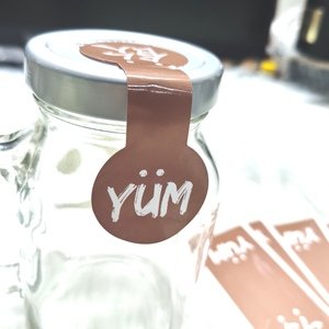 <span class=keywords><strong>Adesivi</strong></span> per etichette in vinile impermeabili <span class=keywords><strong>personalizzati</strong></span> OEM <span class=keywords><strong>adesivi</strong></span> per etichette adesive in rotolo con Logo per l'imballaggio - Product Image 3