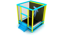 Trampolín Rectangular Pequeño Personalizable Gratuito, Trampolín Profesional Grande para Interiores, Parque de Trampolines Comercial para Niños